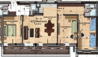 4 стаен апартамент, ж.к. Кръстова вада, цена 121900 евро- ПРОДАДЕН 4 стаен апартамент, ж.к. Кръстова вада, цена 121900 евро- ПРОДАДЕН - image
